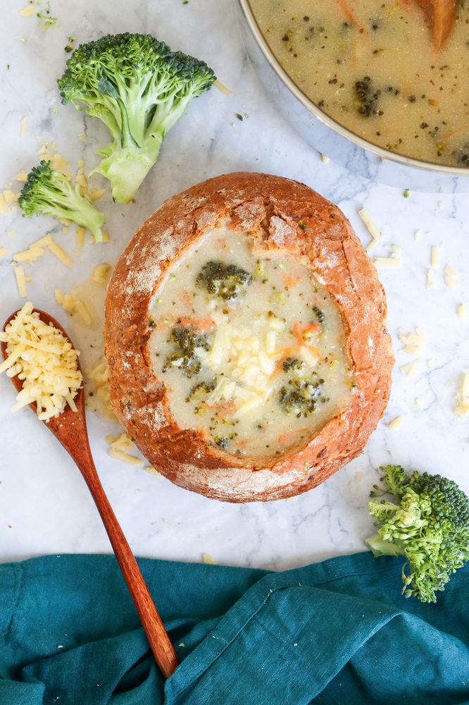 Creamy Broccoli Cheddar Soup Recipe