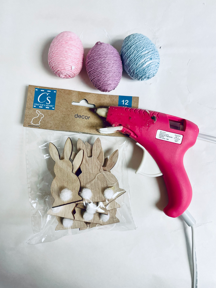 DIY Dollar Tree Bunny Egg Decorations