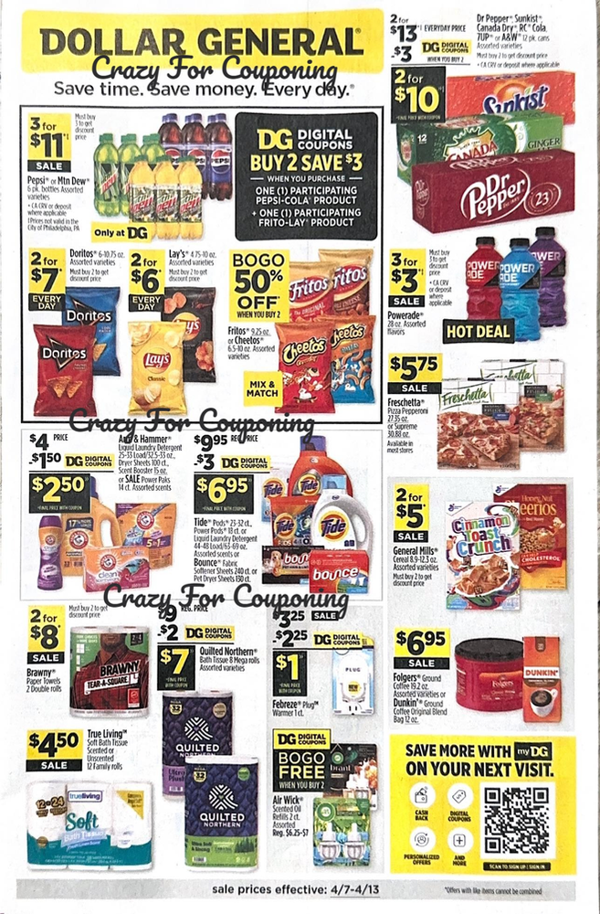 Dollar General Ad Scan April 7, 2024-April 13, 2024