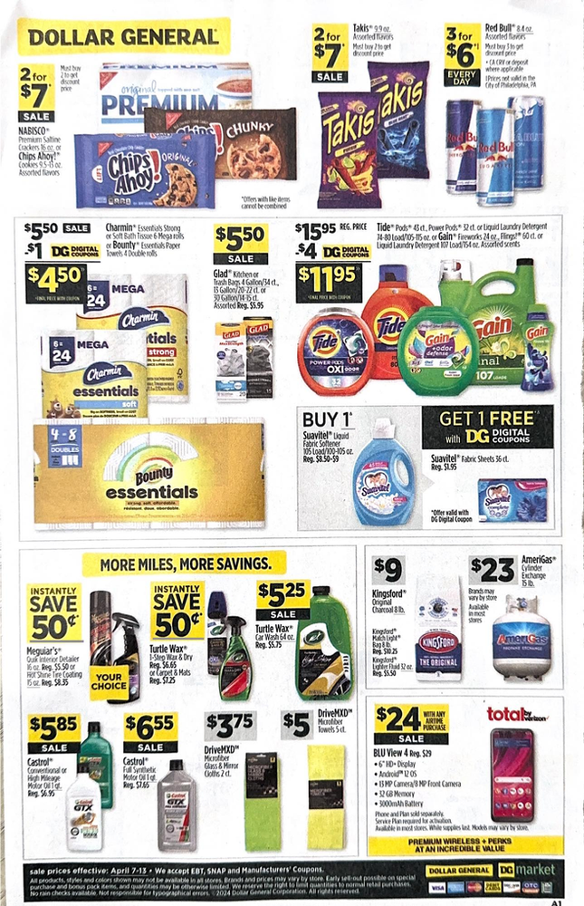 Dollar General Ad Scan April 7, 2024-April 13, 2024