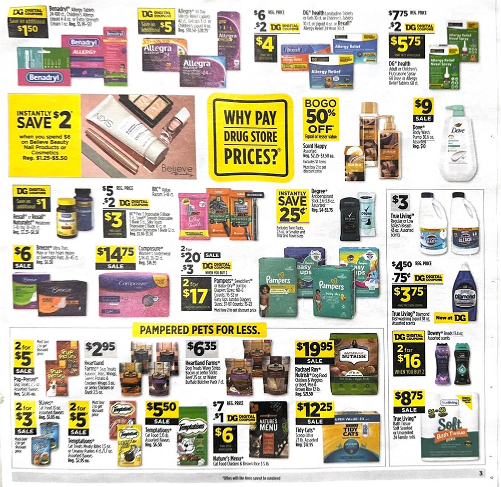 Dollar General Ad Scan March 31, 2024-April 6, 2024