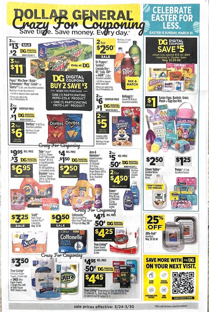 Dollar General Ad Scan March 24-March 30, 2024