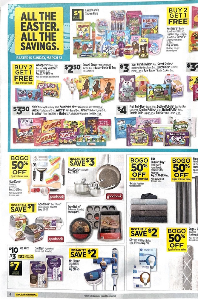 Dollar General Ad Scan March 24-March 30, 2024