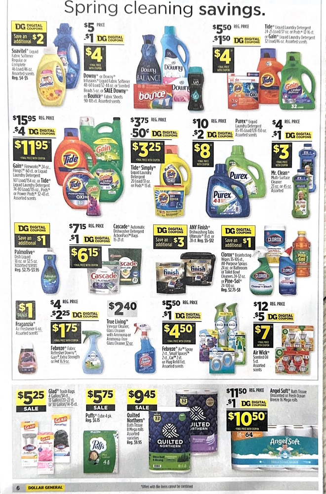 Dollar General Ad Scan March 24-March 30, 2024