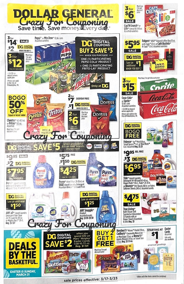 Dollar General Ad Scan March 17-March 23, 2024