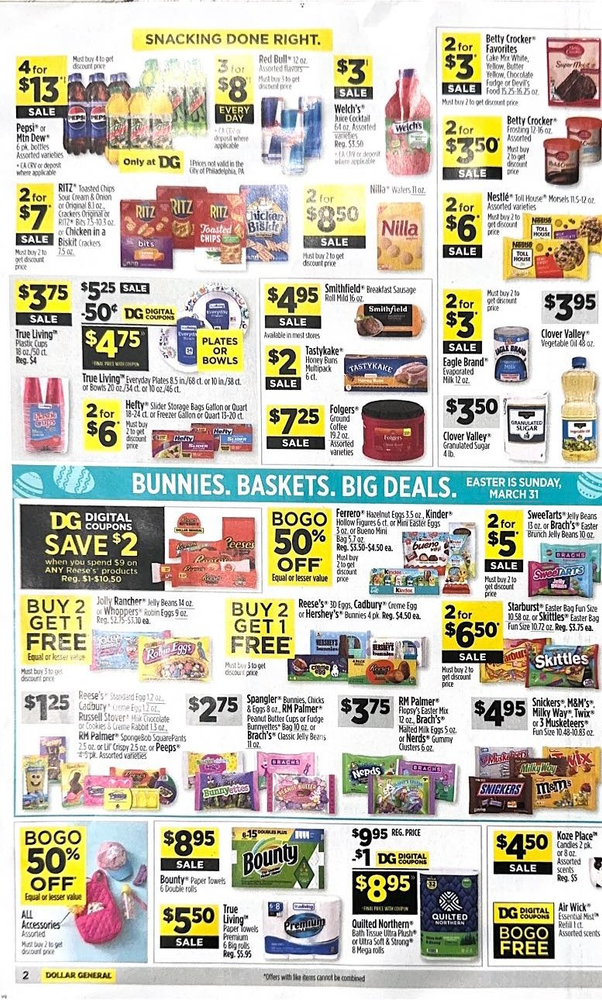 Dollar General Ad Scan March 17-March 23, 2024