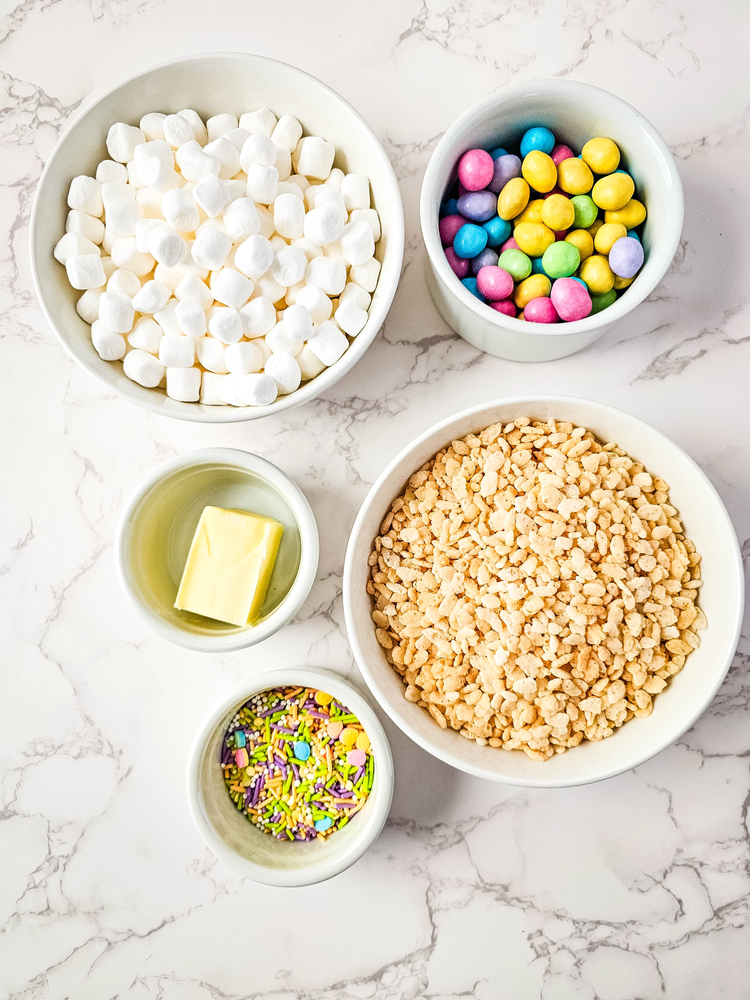 Easter Peanut M&Ms Rice Krispies Treats