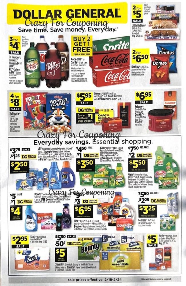 Dollar General Ad 02/18-02/24