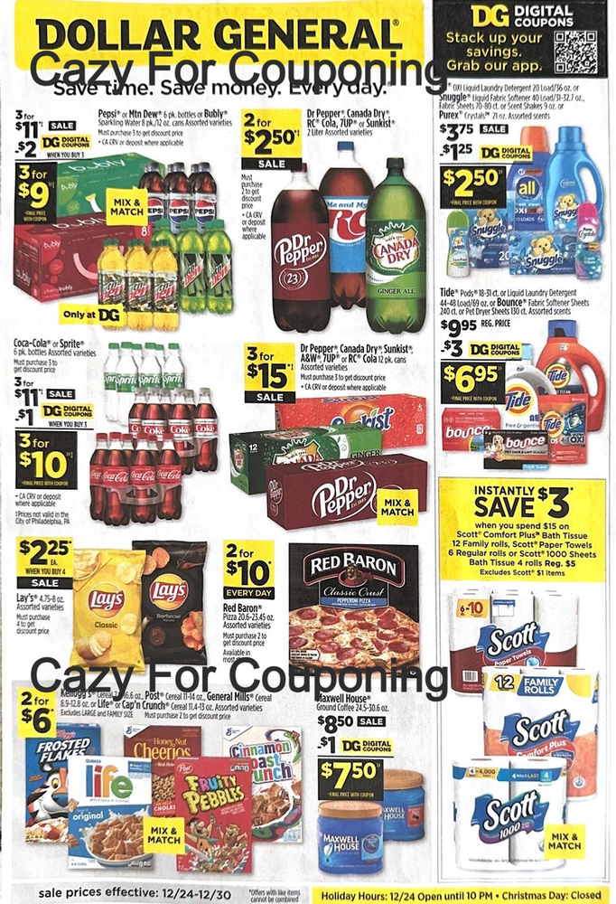 Dollar General Ad Scan December 24, 2023-December 30, 2023