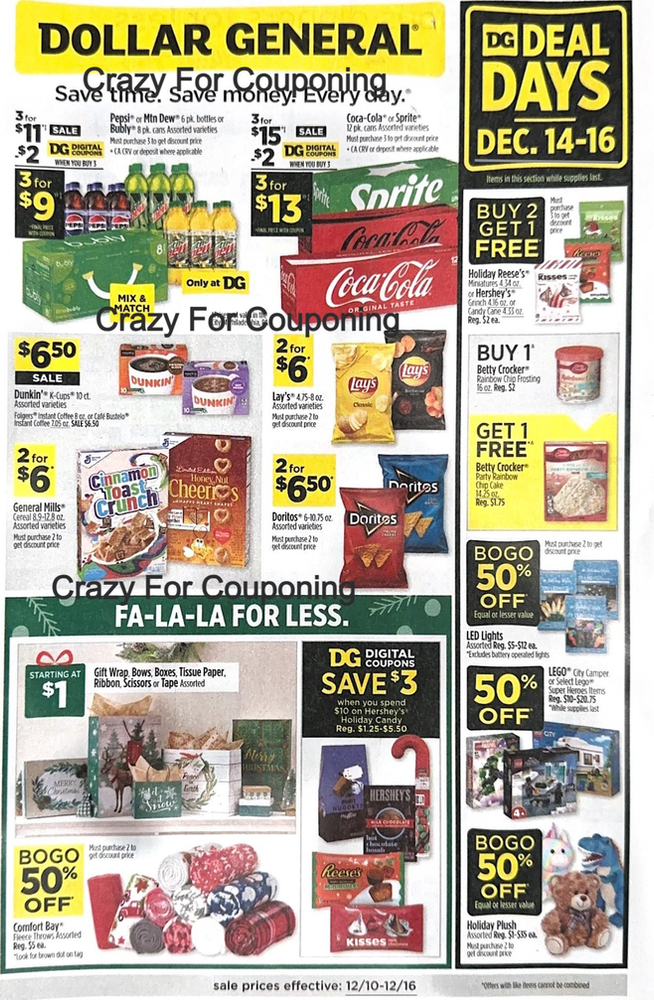 Dollar General Ad Scan December 10-December 16, 2023