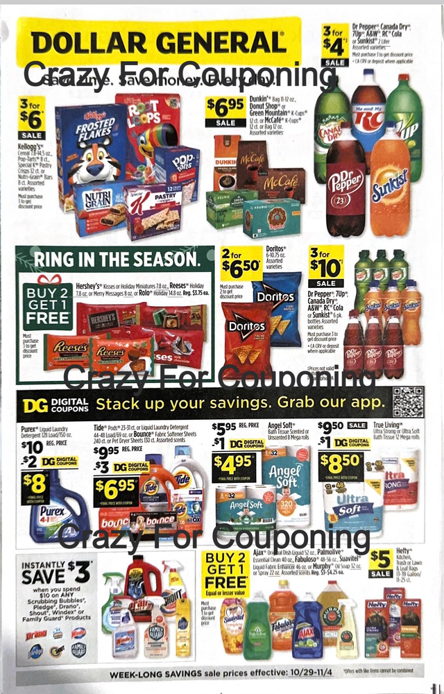 Dollar General Ad Scan October 29, 2023-November 4, 2023