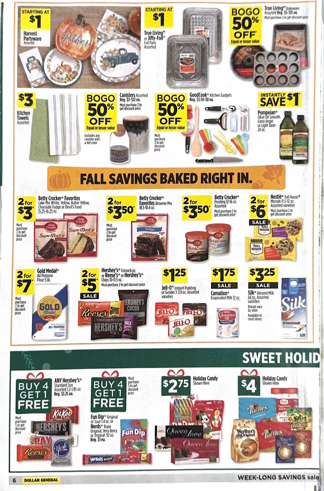 Dollar General Ad Scan October 29, 2023-November 4, 2023