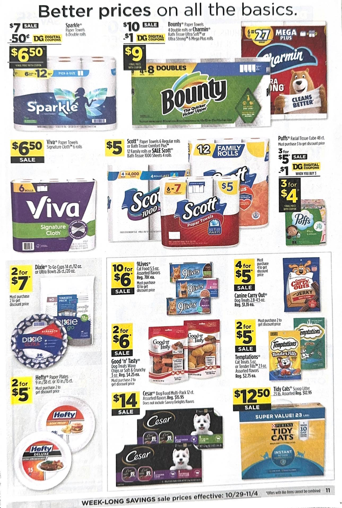 Dollar General Ad Scan October 29, 2023-November 4, 2023