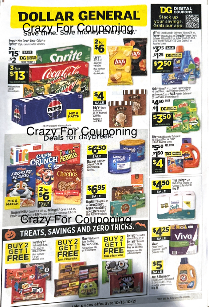 Dollar General Ad Scan October 15, 2023-October 21, 2023