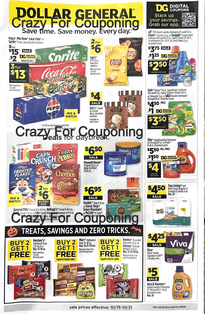 Dollar General Ad Scan October 8, 2023-October 14, 2023 