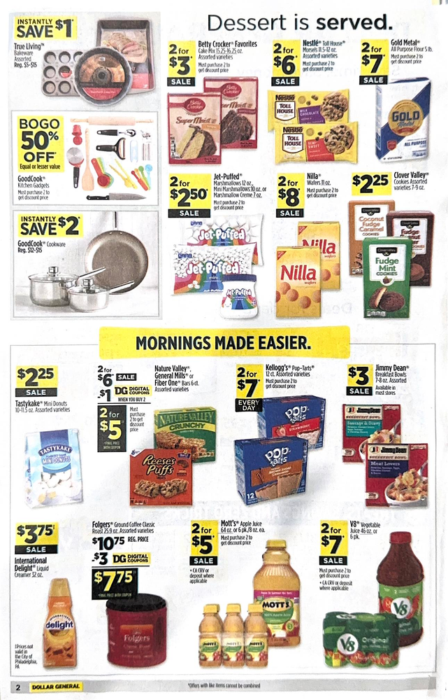 Dollar General Ad Scan October 8, 2023-October 14, 2023 