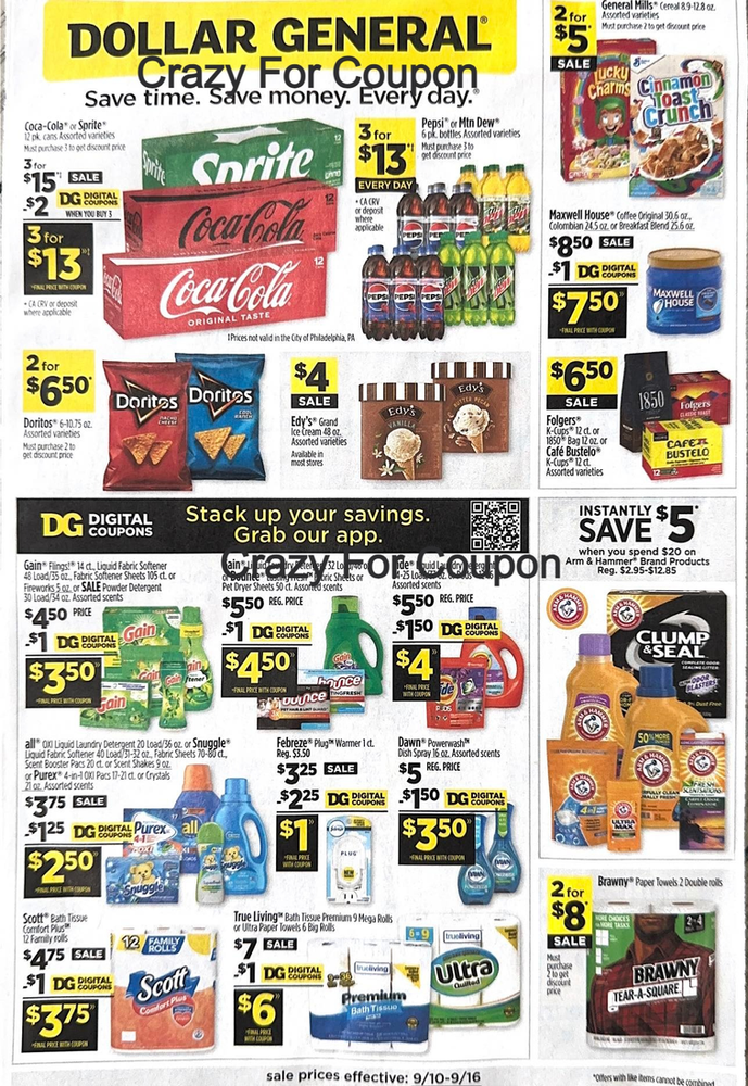 Dollar General Ad Scan September 10, 2023-September 16, 2023