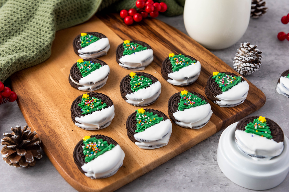 Christmas Tree Oreos