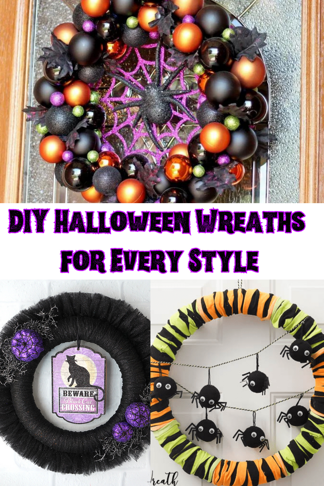 DIY Halloween Wreaths