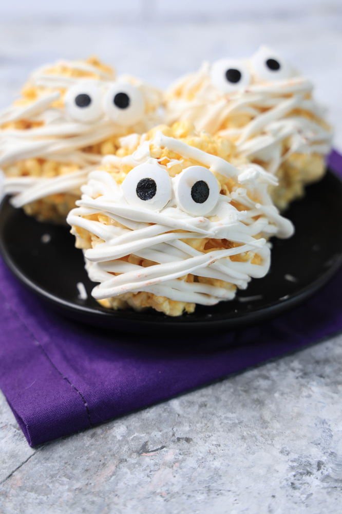 Mummy Popcorn Balls