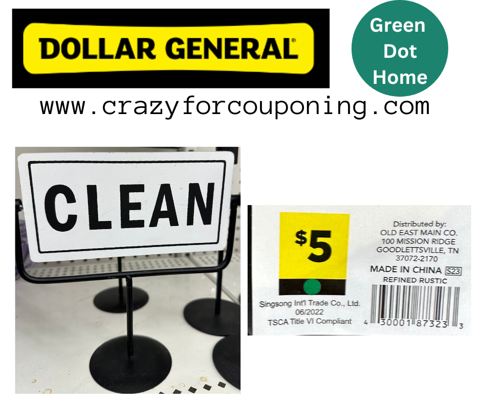 Dollar General Green Dot Home Visuals