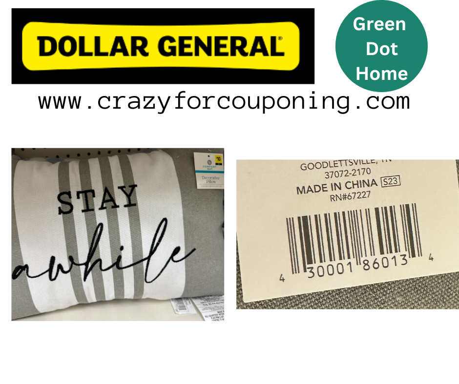 Dollar General Green Dot Home Visuals