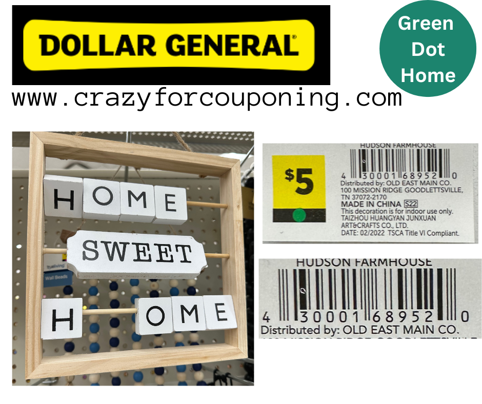 Dollar General Green Dot Home Visuals