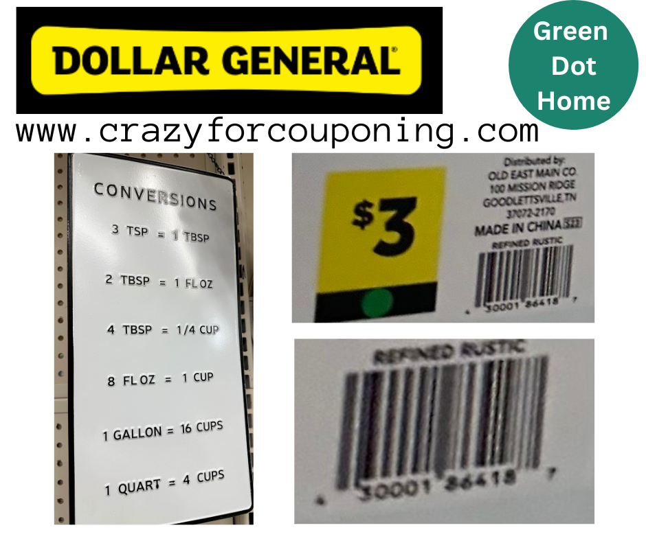 Dollar General Green Dot Home Visuals