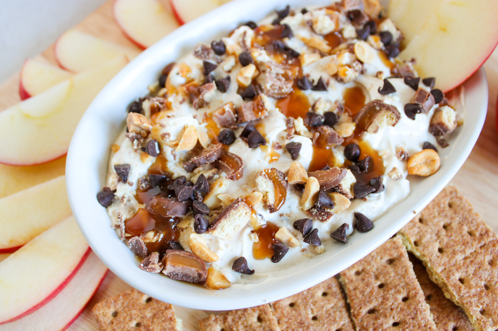 Caramel Twix Dessert Dip    