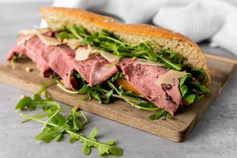 Truffle-Mayo Roast Beef Sandwich Recipe