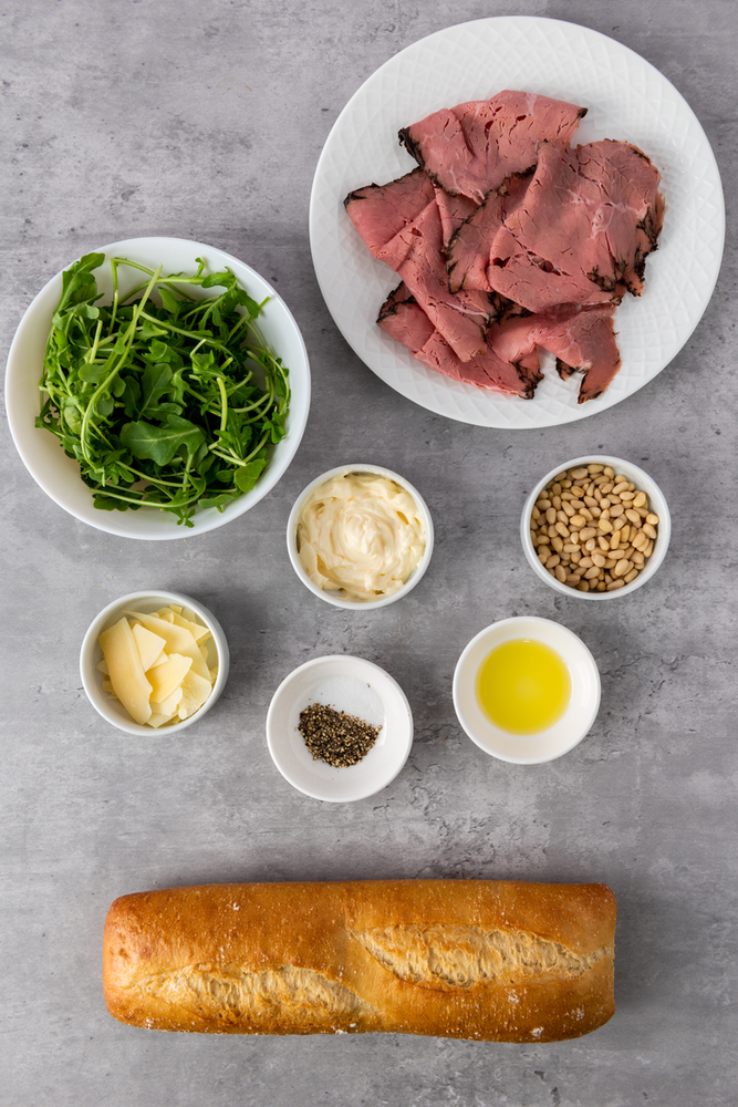 Truffle-Mayo Roast Beef Sandwich Recipe