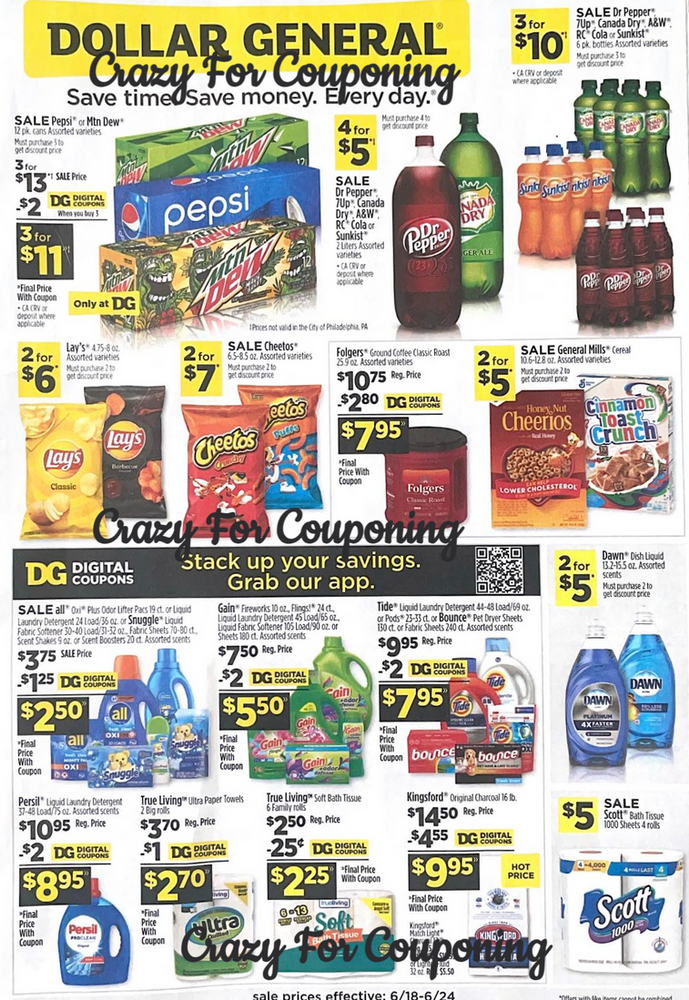 Dollar General Ad Scan June 18, 2023 -June 24, 2023