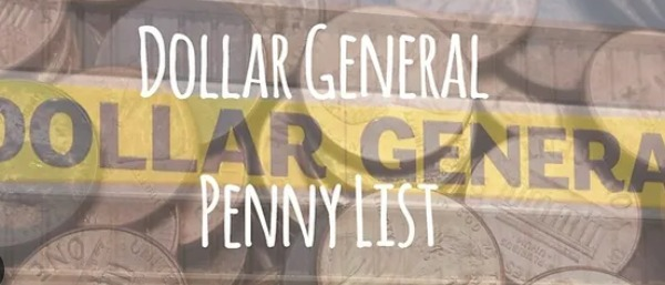 DOLLAR GENERAL PENNY LIST