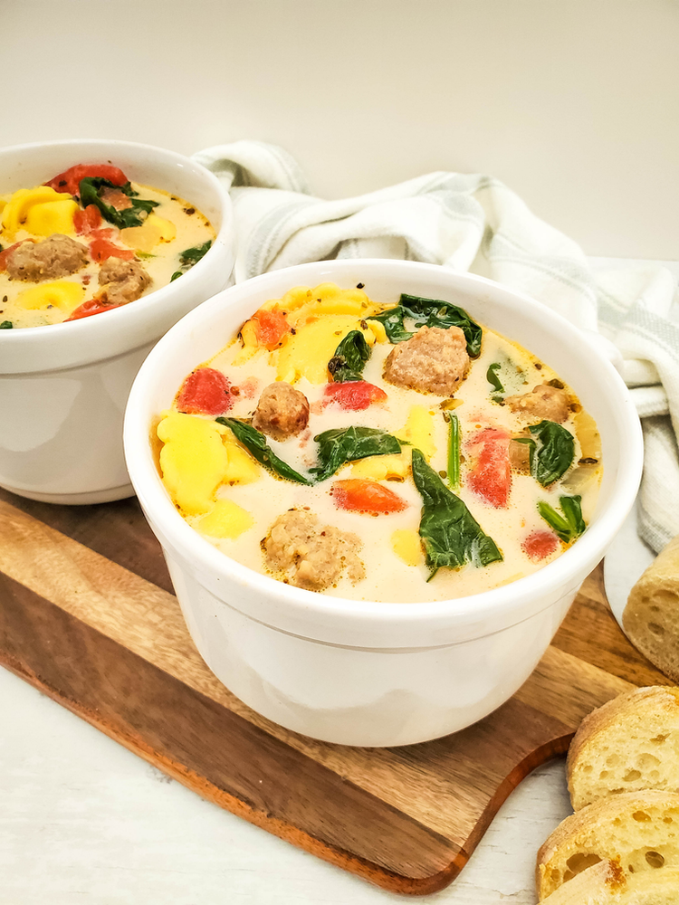 Italian Sausage Tortellini Soup