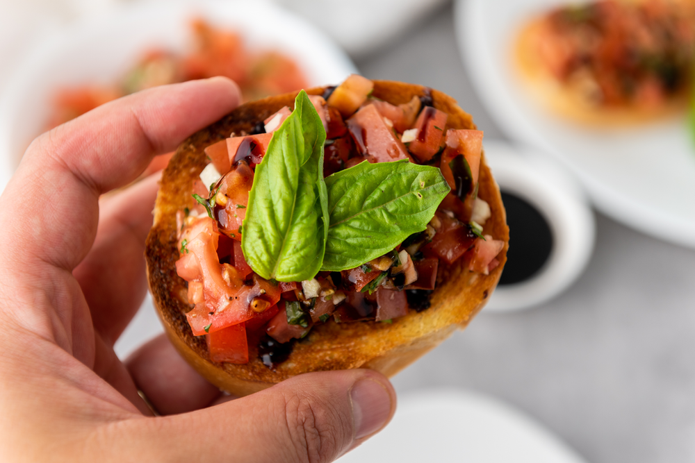 Bruschetta With French Bread