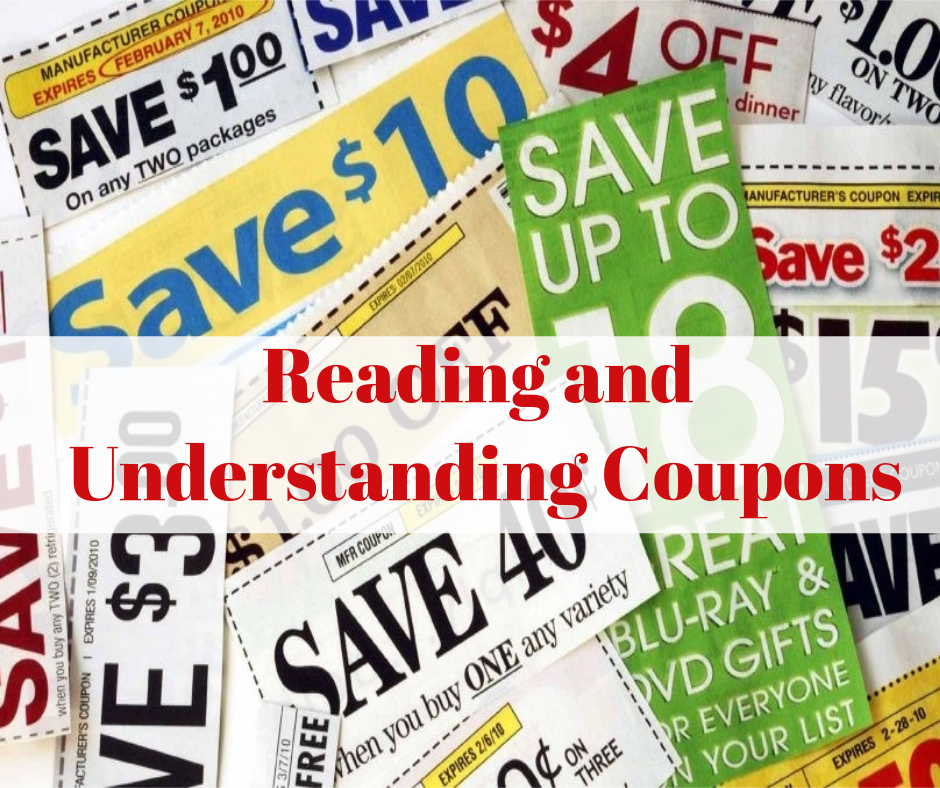 Reading and Understanding Coupons