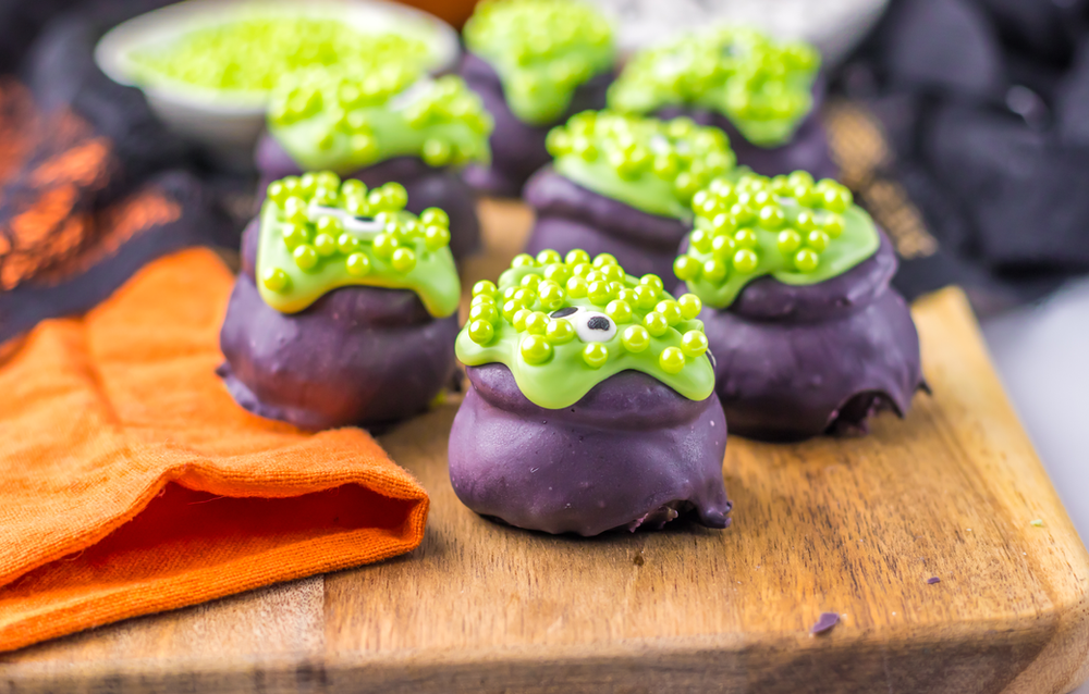 Spooky Cauldron Oreo Truffles