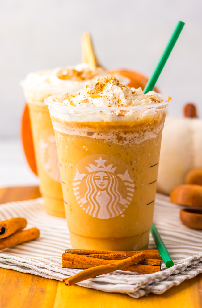 Copycat Starbucks Pumpkin Spice Frappuccino