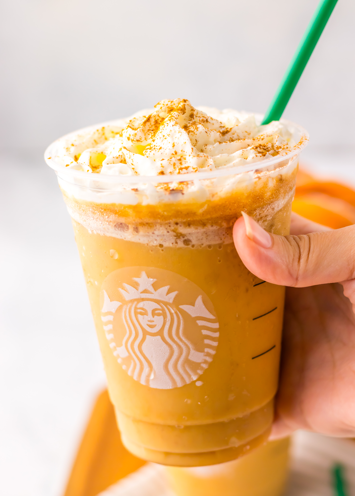 Copycat Starbucks Pumpkin Spice Frappuccino