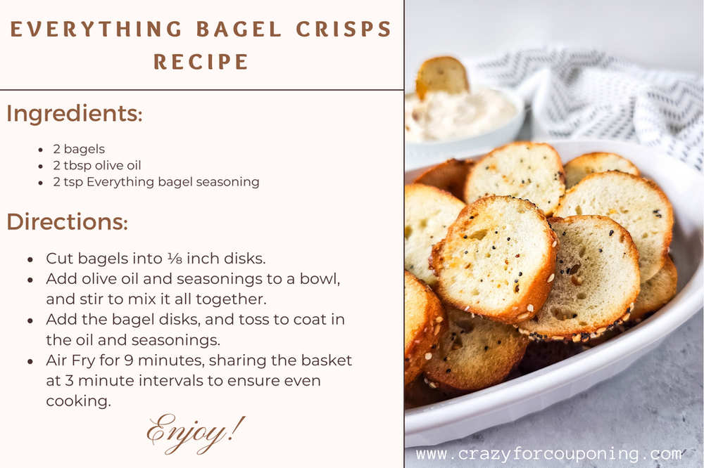 Everything Bagel Crisps Recipe Card