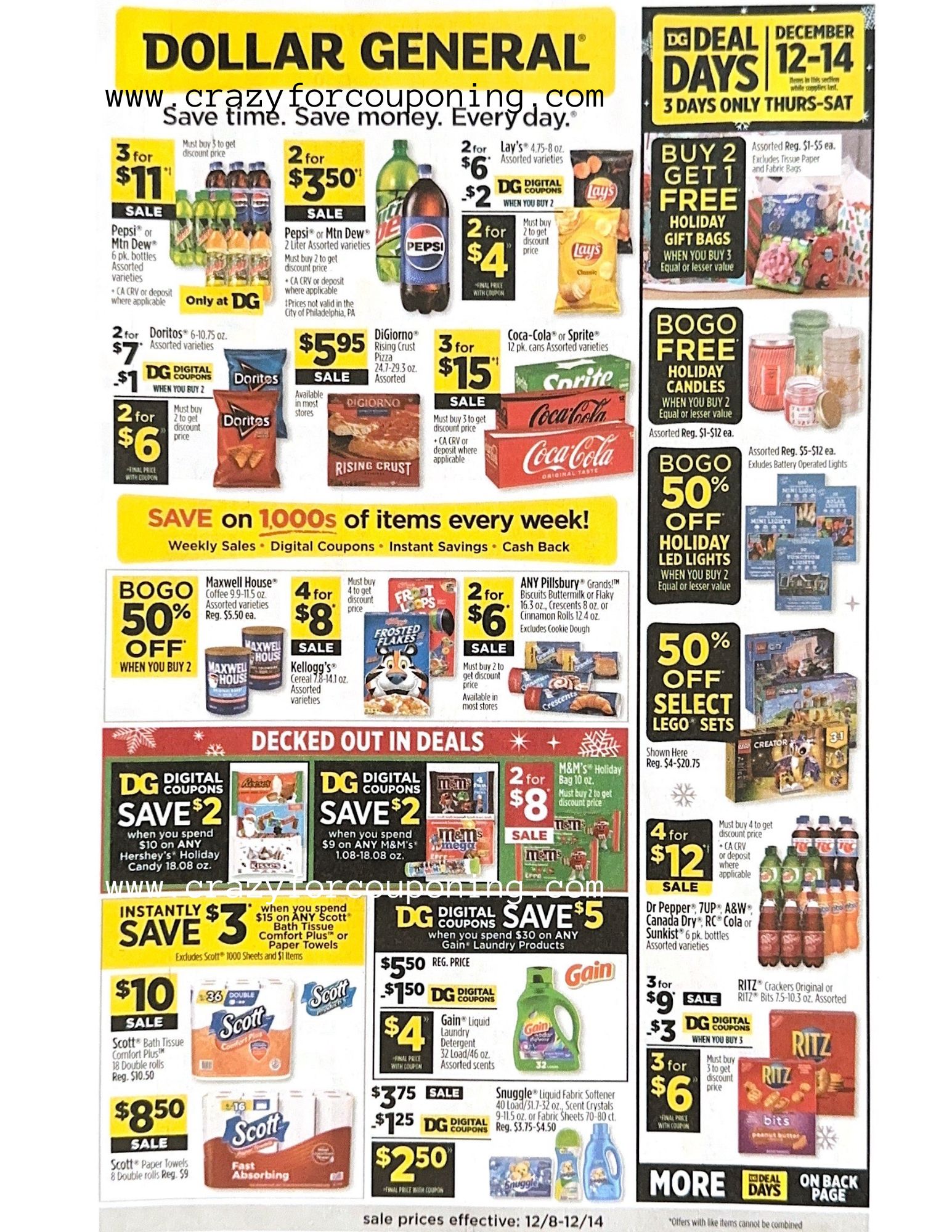 Dollar General Ad Scan 12/08-12/14