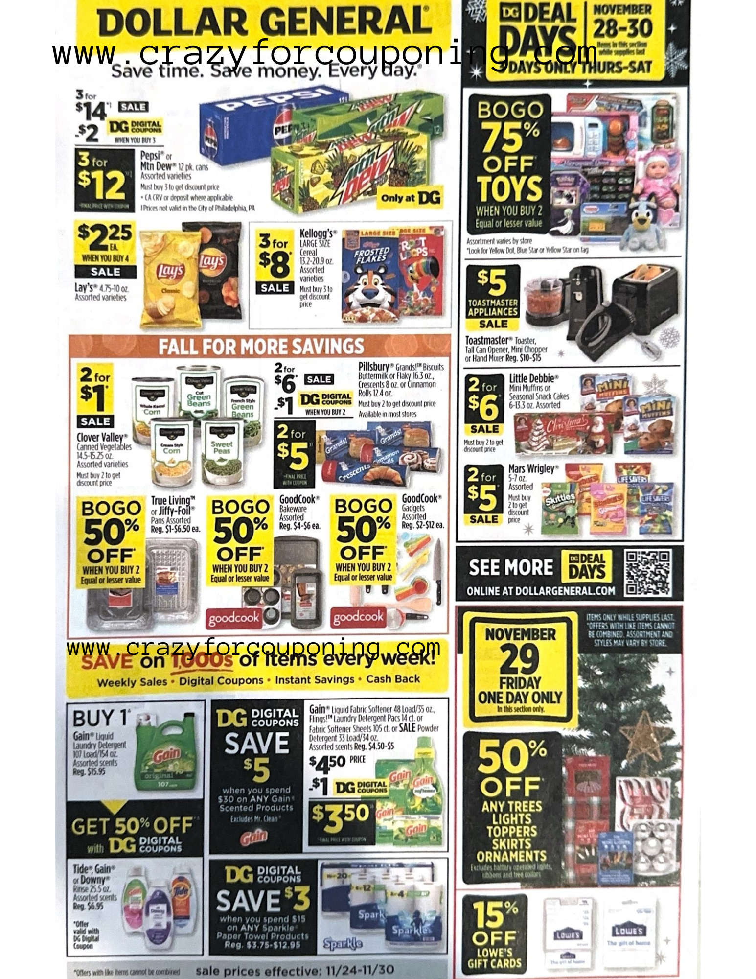 Dollar General Weekly Ad November 24 - November 30, 2024