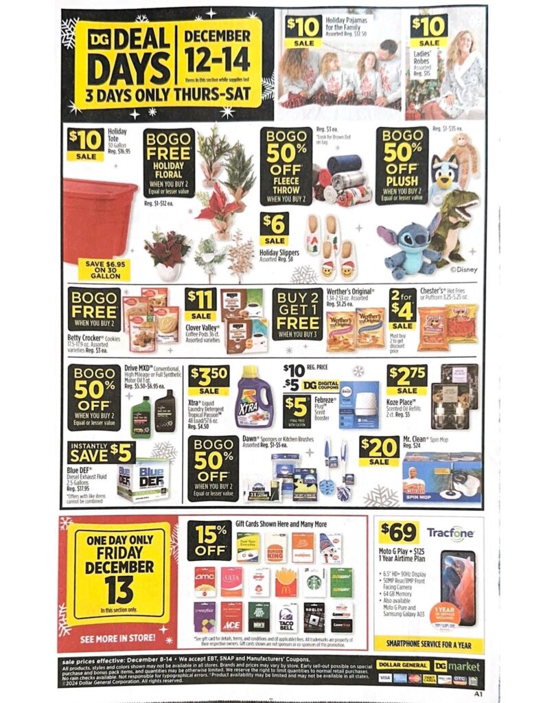 Dollar General Ad 12/08-12/14