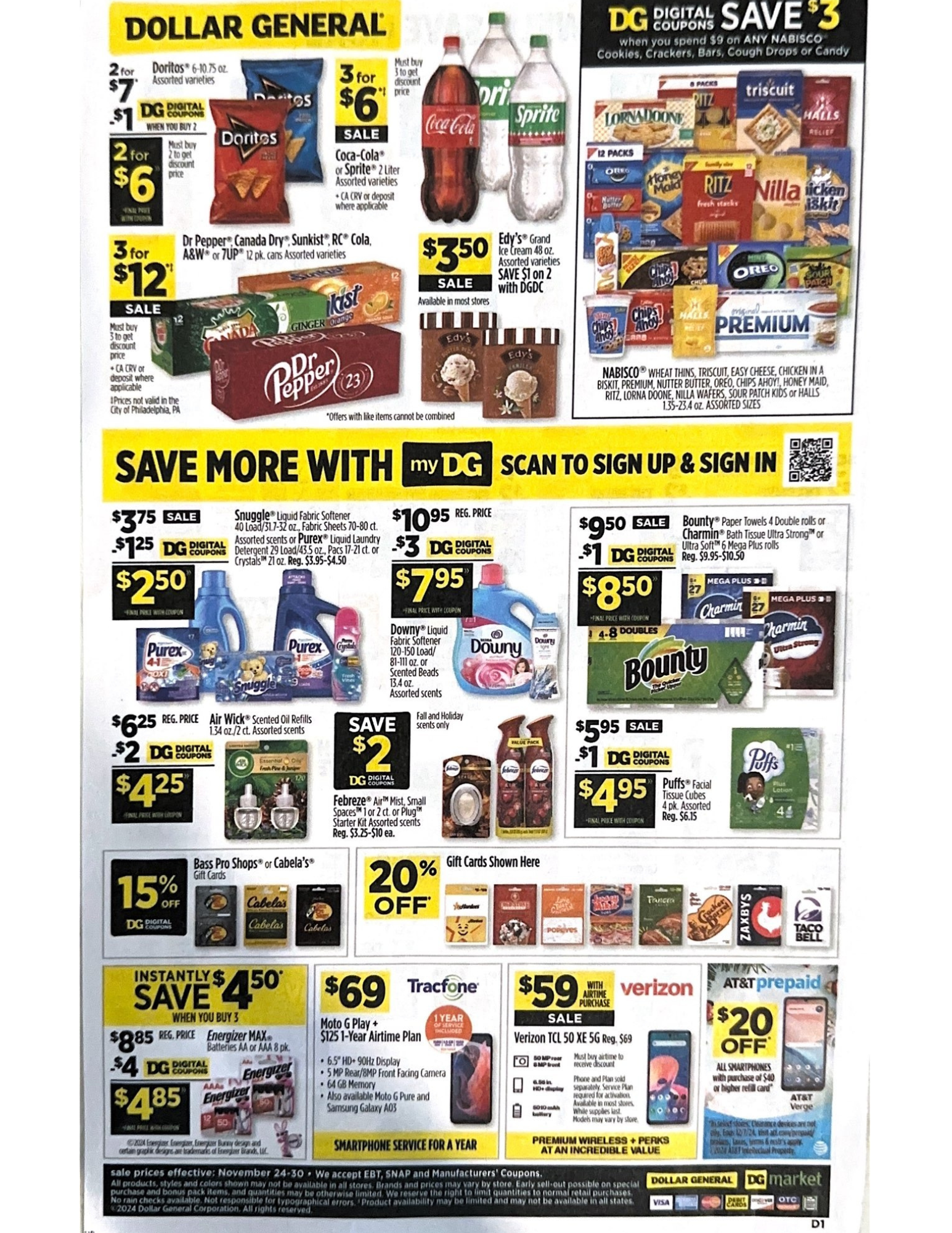 Dollar General Weekly Ad November 24 - November 30, 2024