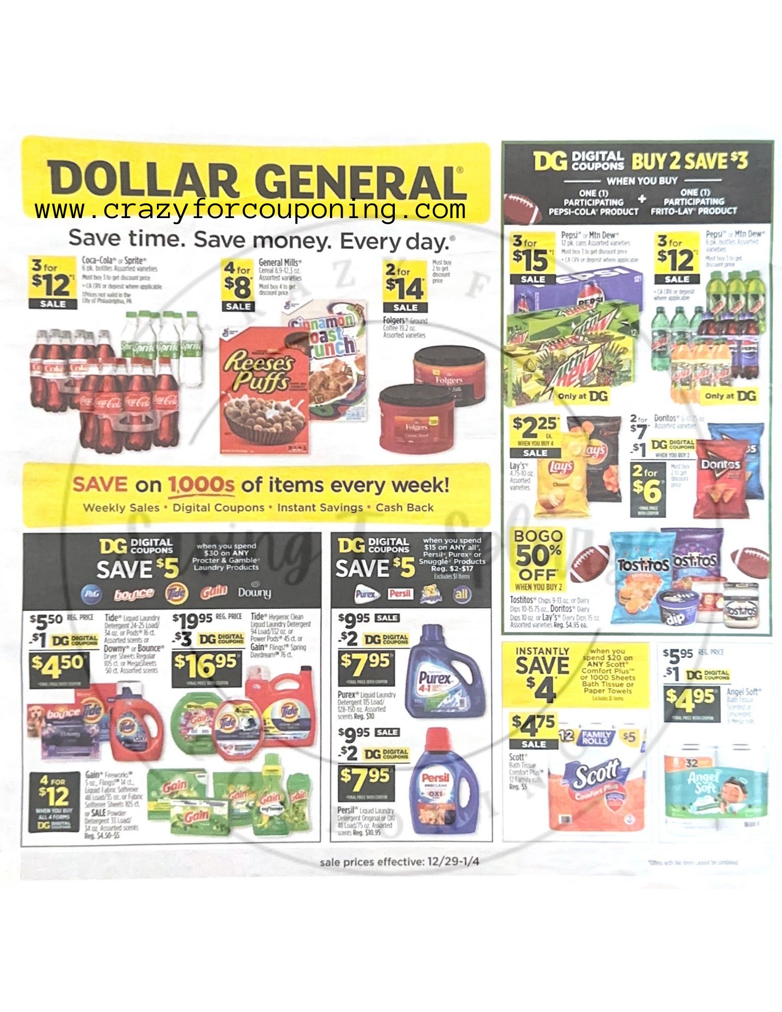 Dollar General Ad Scan: December 29 - January 4