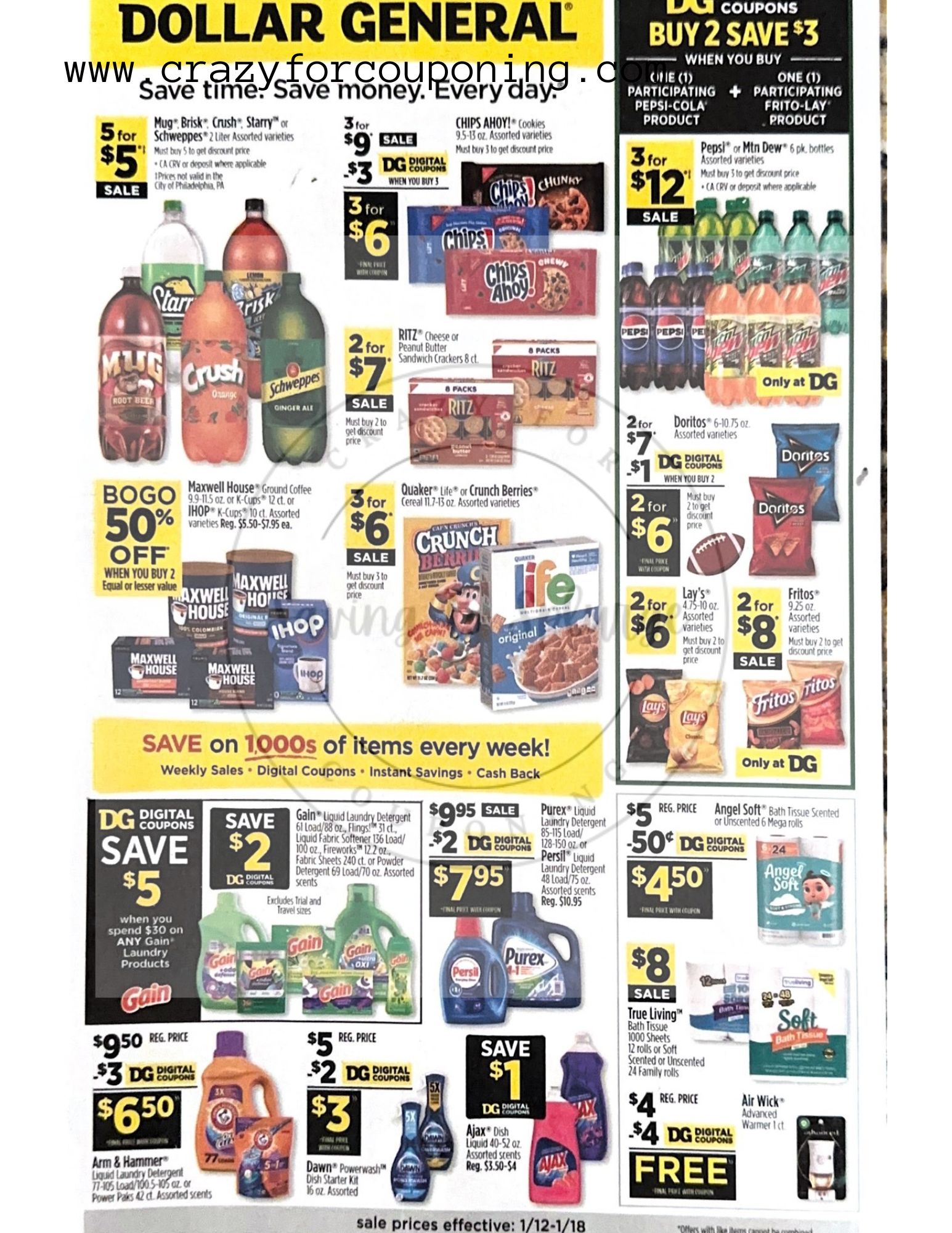 Dollar General Ad Scan: January 12 - January 18 (01/12-01/18)