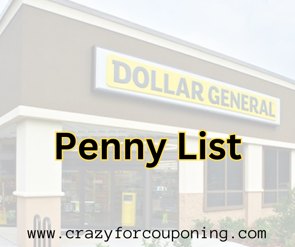 Dollar General Penny List Tuesday,  Dollar General Penny List Tuesday, December 17, 2024 (12/17/24)