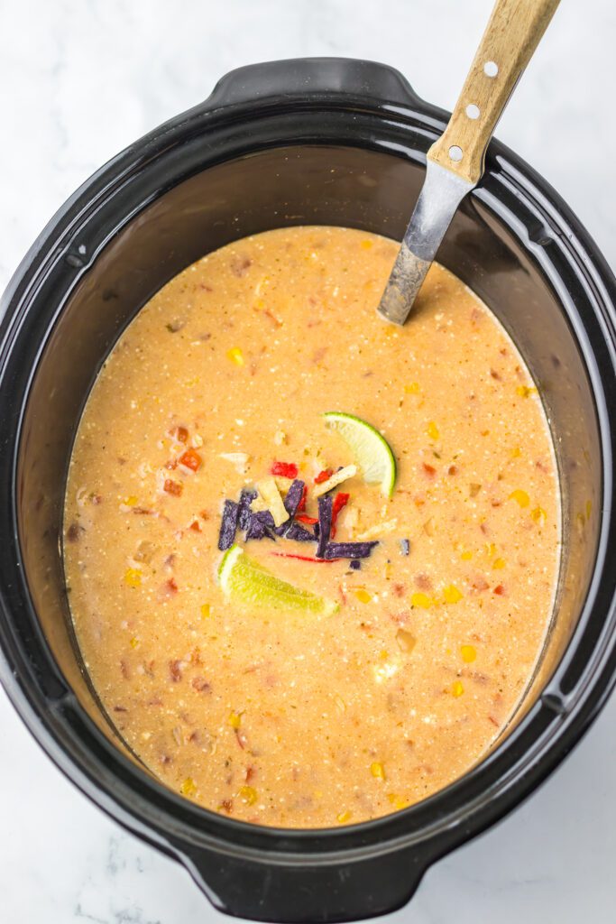 Slow Cooker Copycat Chick-fil-A Tortilla Soup