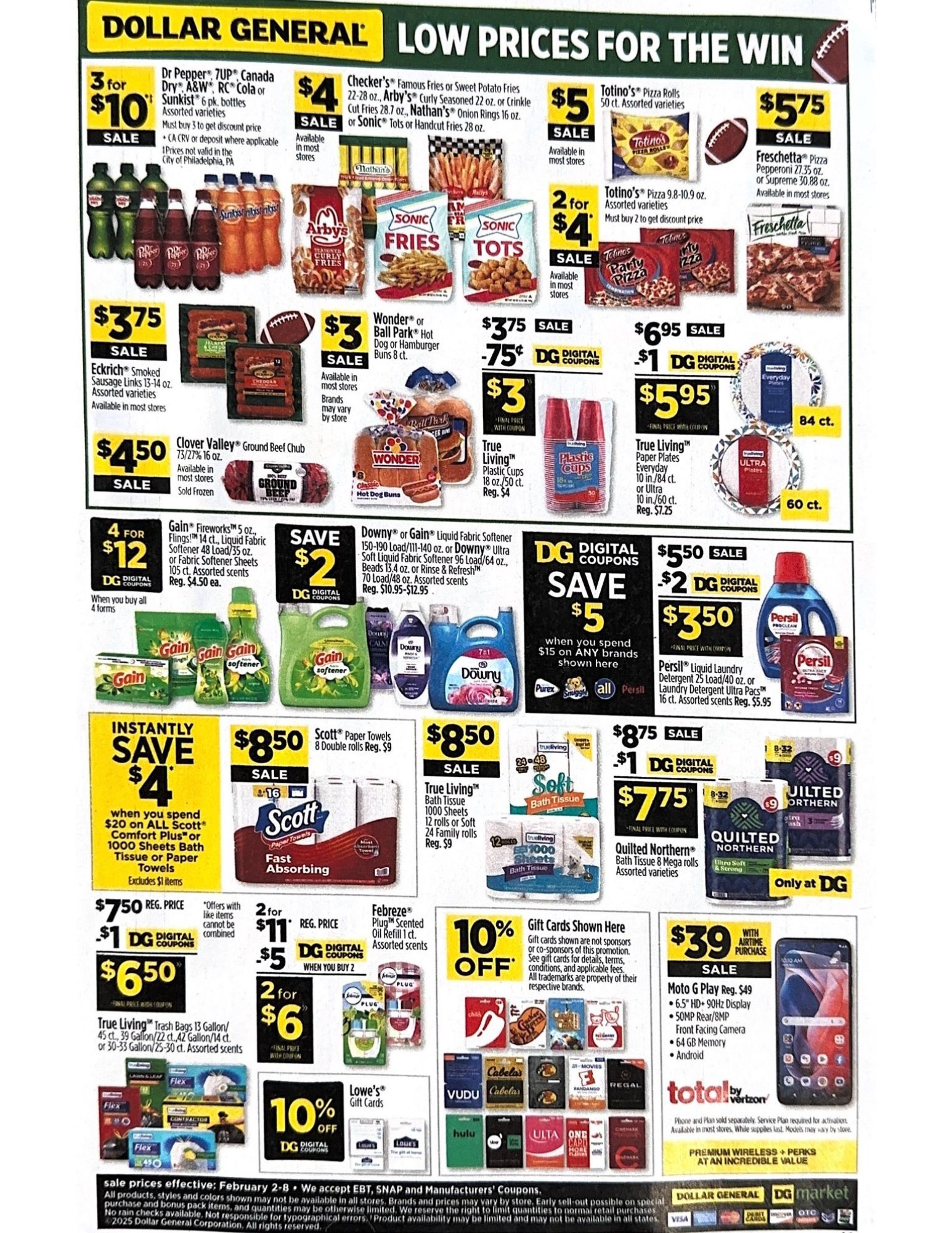 Dollar General Ad Scan for February 2, 2025 – February 8, 2025