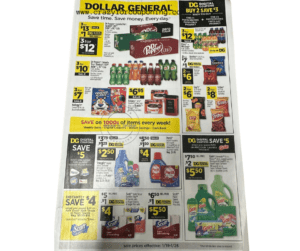 Dollar General Ad Scan for January 19 - January 25, 2025!